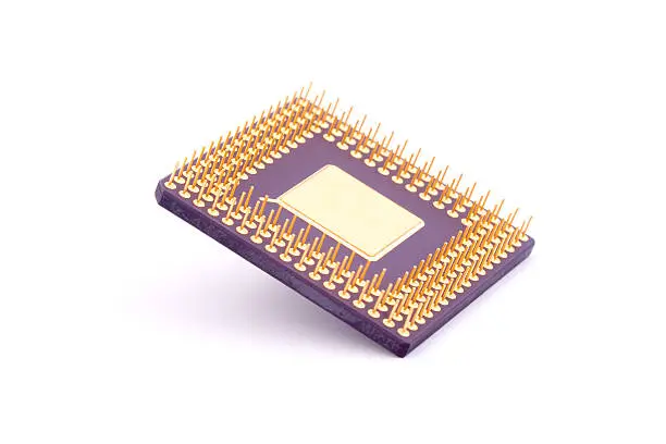 Microprocessor chip.