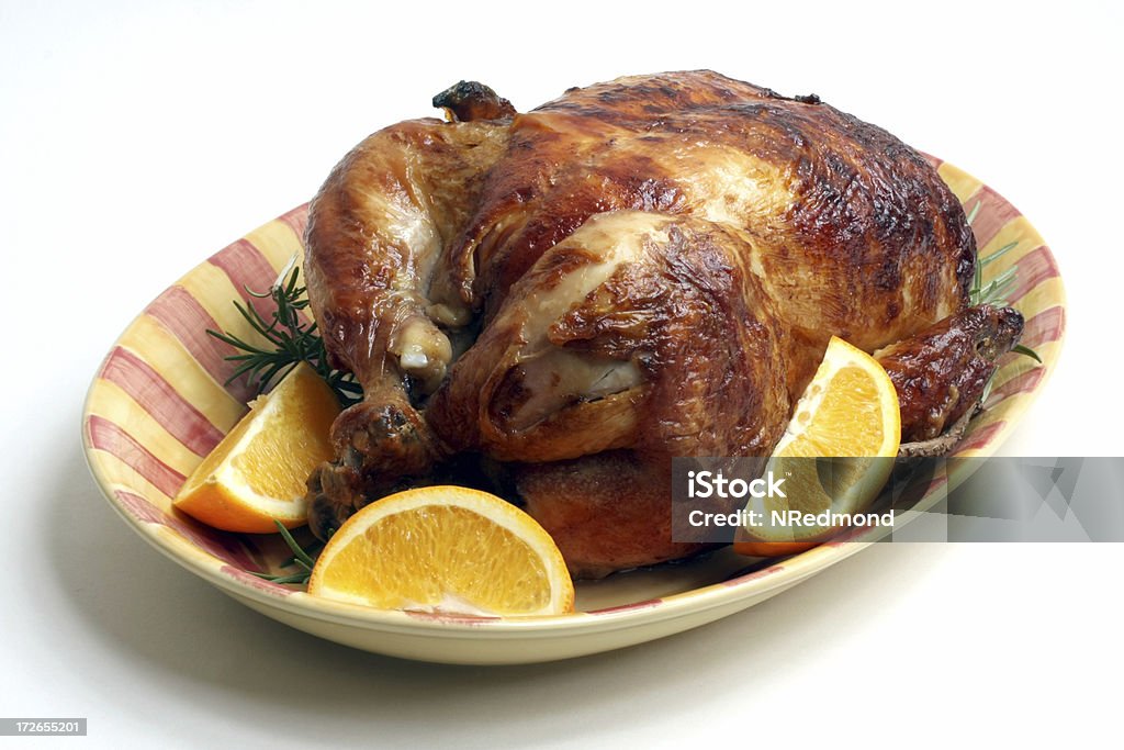 Жареный Цыпленок - Стоковые фото Запечённая курица роялти-фри