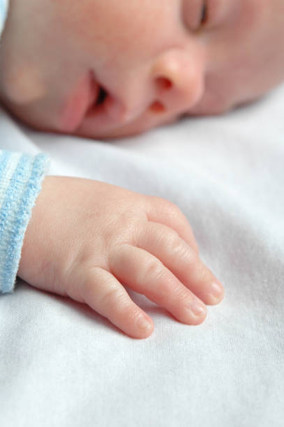 Sleeping Baby stock photo