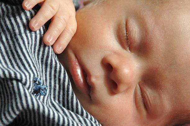 Sleeping Baby stock photo