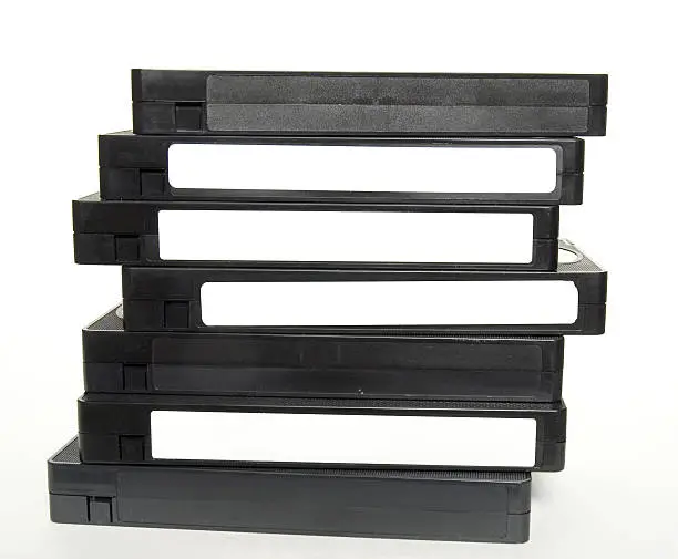 Photo of Video Tape Stack
