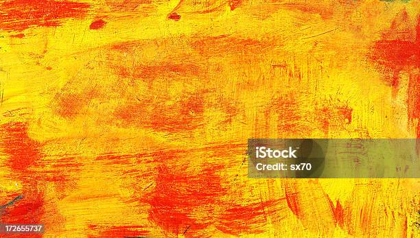 Arte Pintada De Fundo - Fotografias de stock e mais imagens de Texturizado - Texturizado, Laranja - Cores, Abstrato