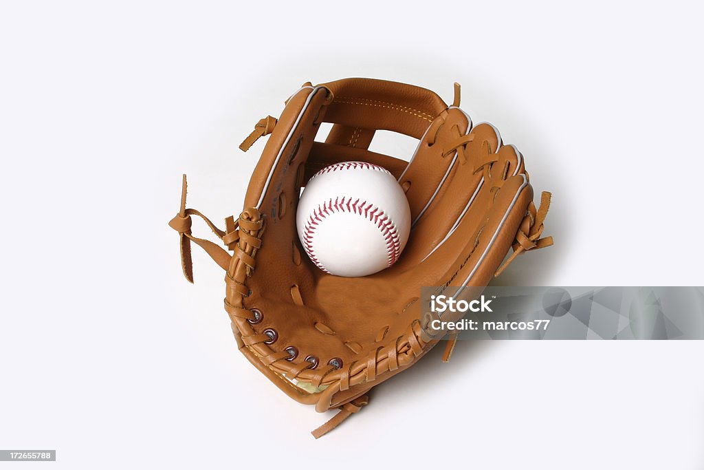 & Luva de Beisebol - Foto de stock de Bola royalty-free