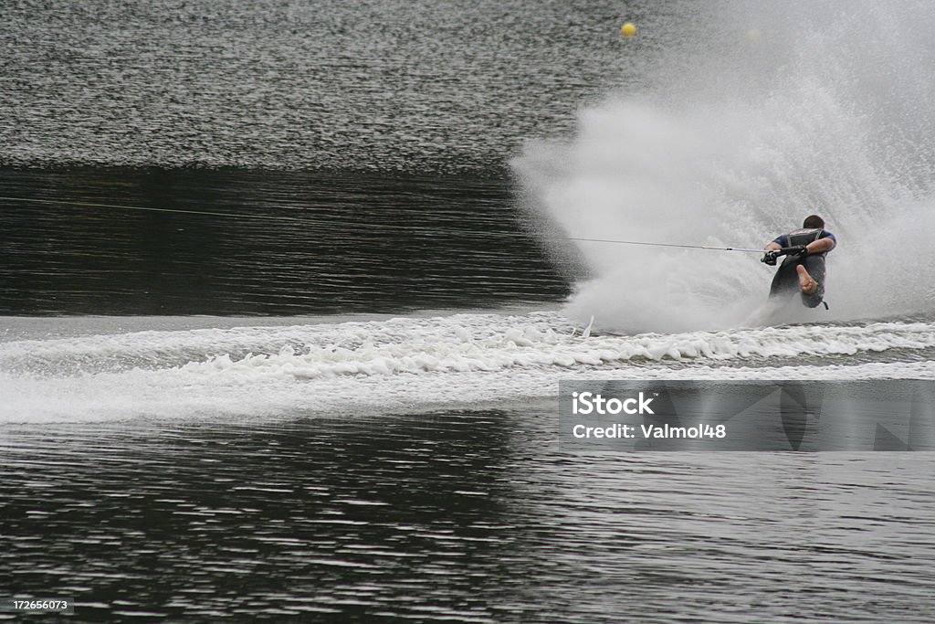 Descalço waterskier 2 - Royalty-free Descalço Foto de stock