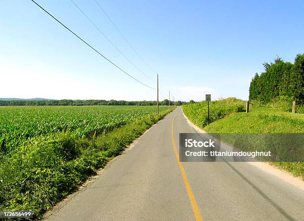 Farm Road Stockfoto und mehr Bilder von Agrarbetrieb - Agrarbetrieb, Blau, Bunt - Farbton