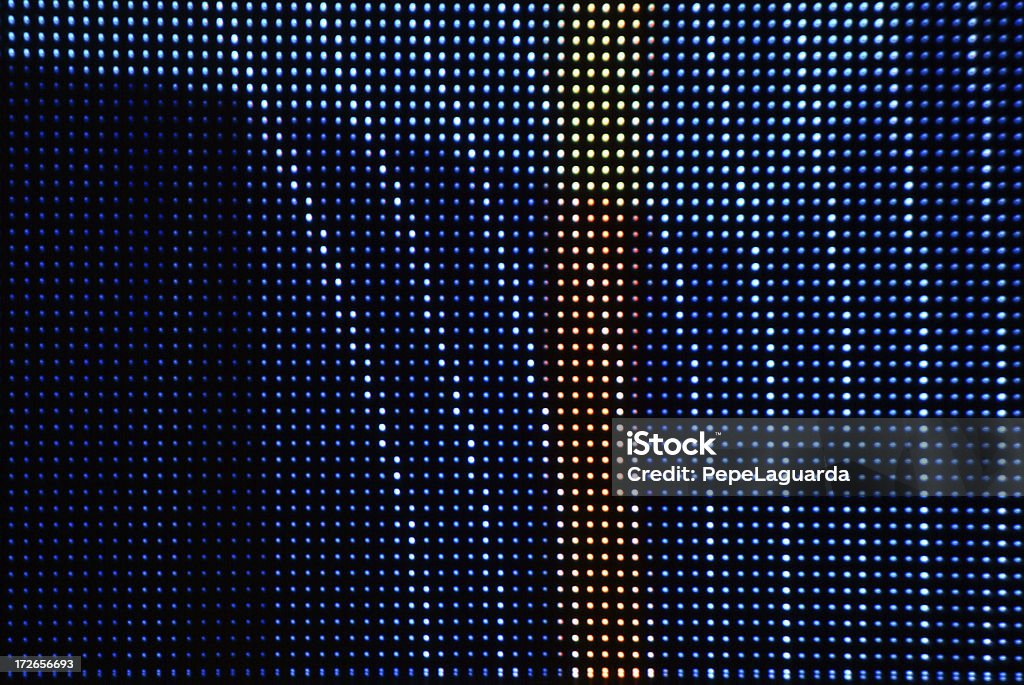 Abstract dots (stock market) View of lighted techno dots in different colors. Abstract Stock Photo