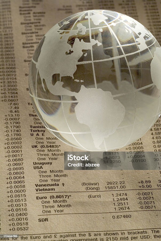 Finanza globale - Foto stock royalty-free di Affari
