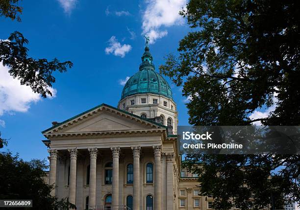 Kansas State Budynku Kapitolu Topeka - zdjęcia stockowe i więcej obrazów Stan Kansas - Stan Kansas, Budynek kapitolu stanowego, Kapitel