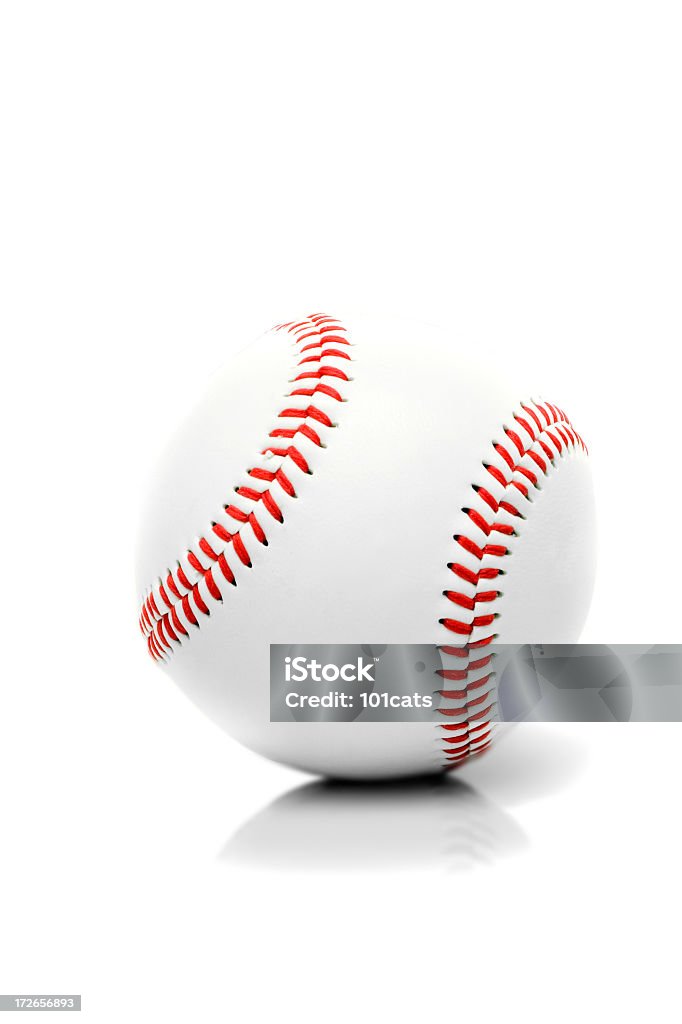 Palla di base - Foto stock royalty-free di Allenamento estivo di baseball