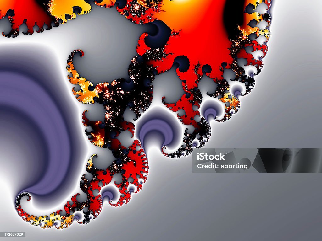 Aa2 Fractal - Foto de stock de Azul royalty-free