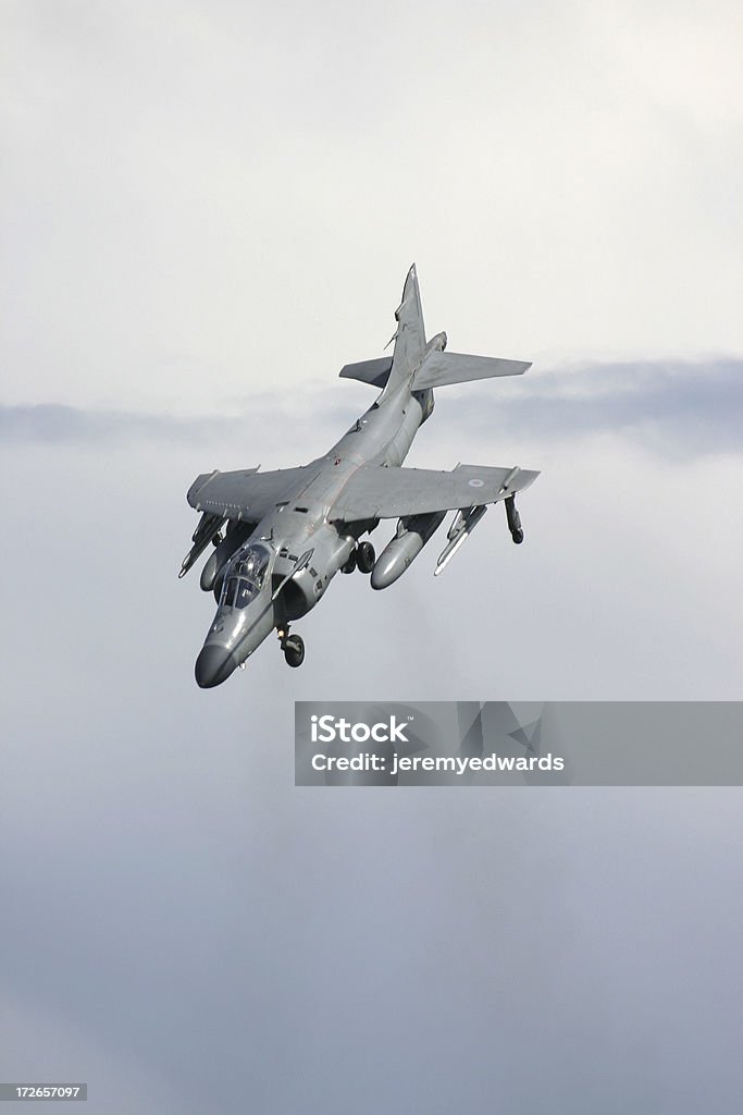 Hawker Harrier "Jump-Jet - Lizenzfrei Bombe Stock-Foto