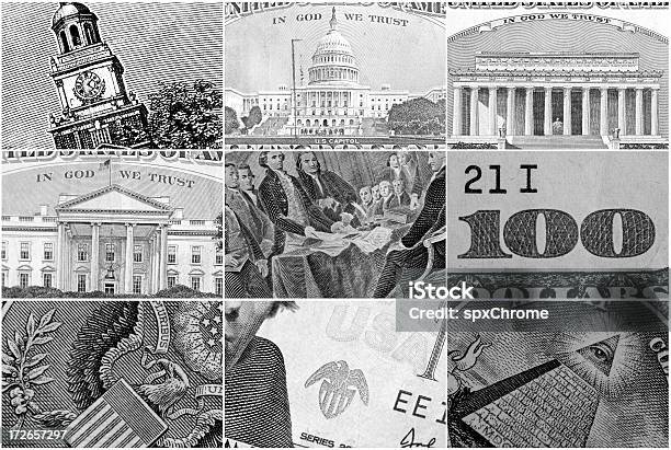 Foto de Fotos Macro De Dinheiro Seções e mais fotos de stock de Supremo tribunal dos Estados Unidos - Supremo tribunal dos Estados Unidos, Finanças, Memorial de Lincoln