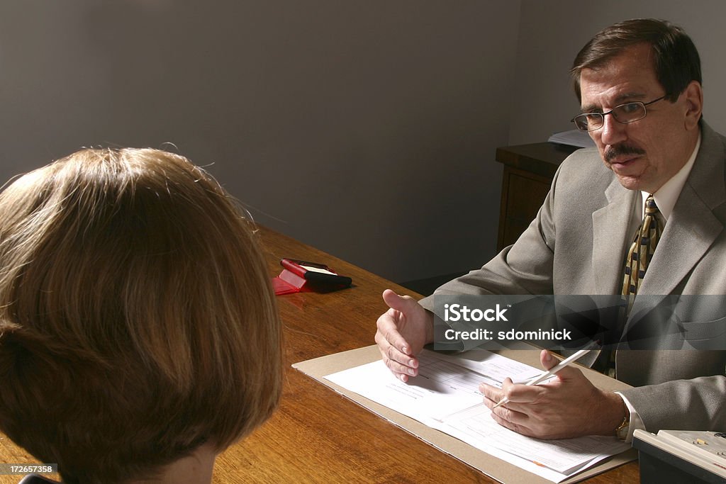 Das Interview - Lizenzfrei Befragung Stock-Foto