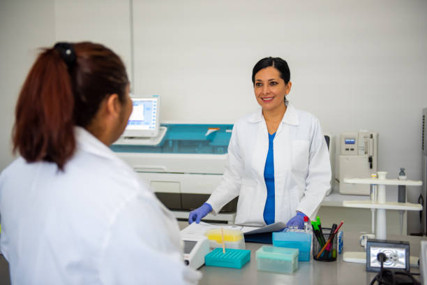 istock Colleagues analyzing the results of clinical examinations. 1726574101