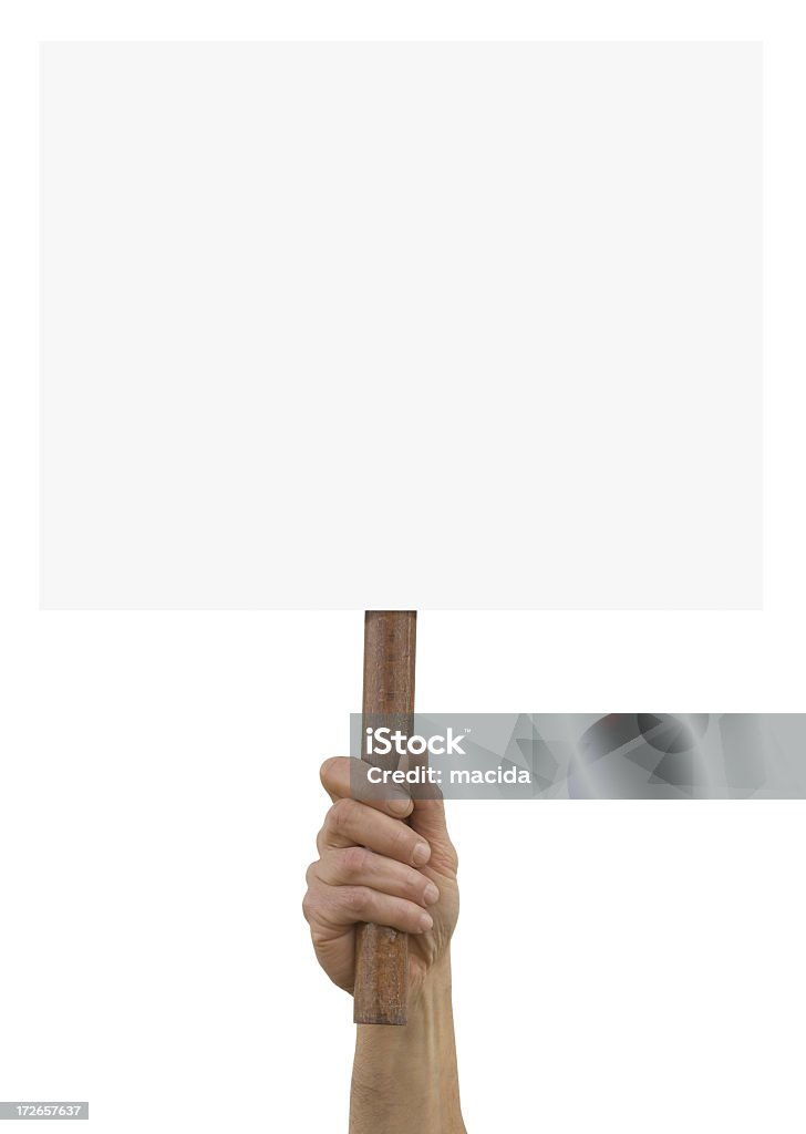 A placa em branco - Foto de stock de Sinal royalty-free