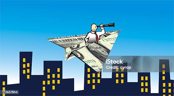 Abenteuer Von Geld Papier Flugzeug Stockfoto und mehr Bilder von Berufliche Beschäftigung - Berufliche Beschäftigung, Börse, Börse von Paris