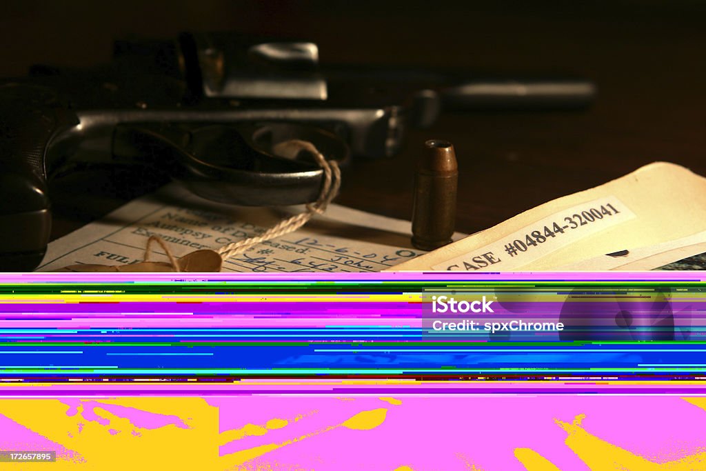 Polizia caso di File - Foto stock royalty-free di Scienza forense