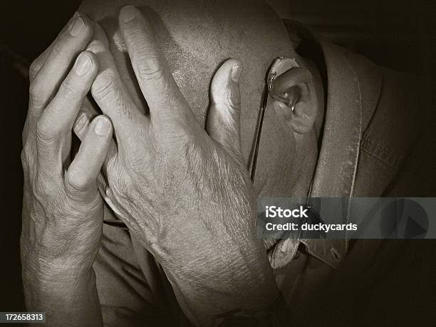 Grief Stock Photo - Download Image Now - 70-79 Years, Accidents and Disasters, Adult