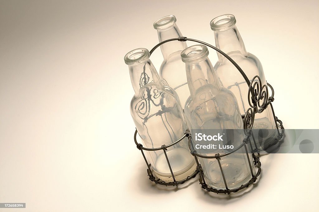 Leere Flaschen Milch - Lizenzfrei Flasche Stock-Foto
