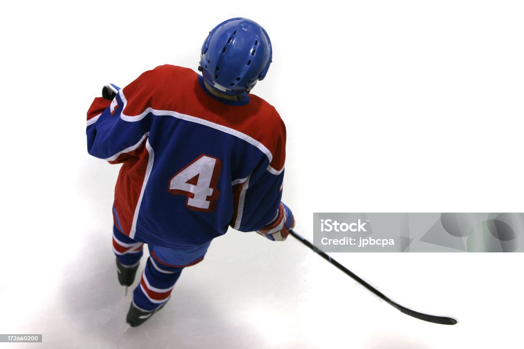 Giocatore di Hockey - Foto stock royalty-free di Scontornabile