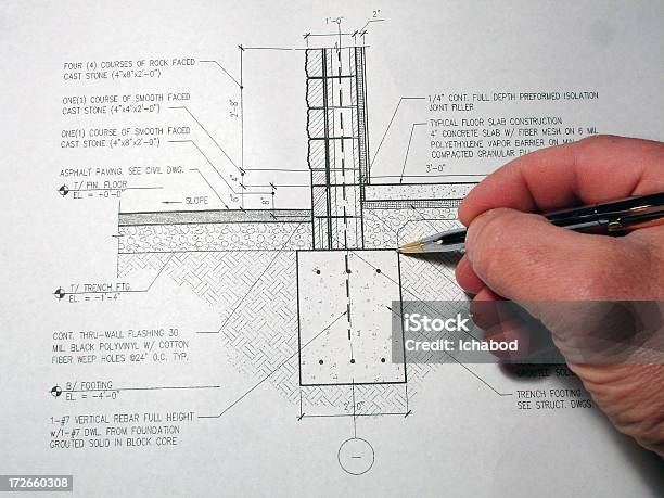 Photo libre de droit de Projet Final Dessin banque d'images et plus d'images libres de droit de Architecte - Architecte, Architecture, Bleu