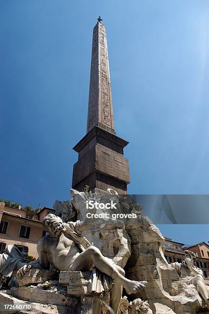 Foto de Piazza Navona Obelisco e mais fotos de stock de Capitais internacionais - Capitais internacionais, Cultura Italiana, Destino turístico