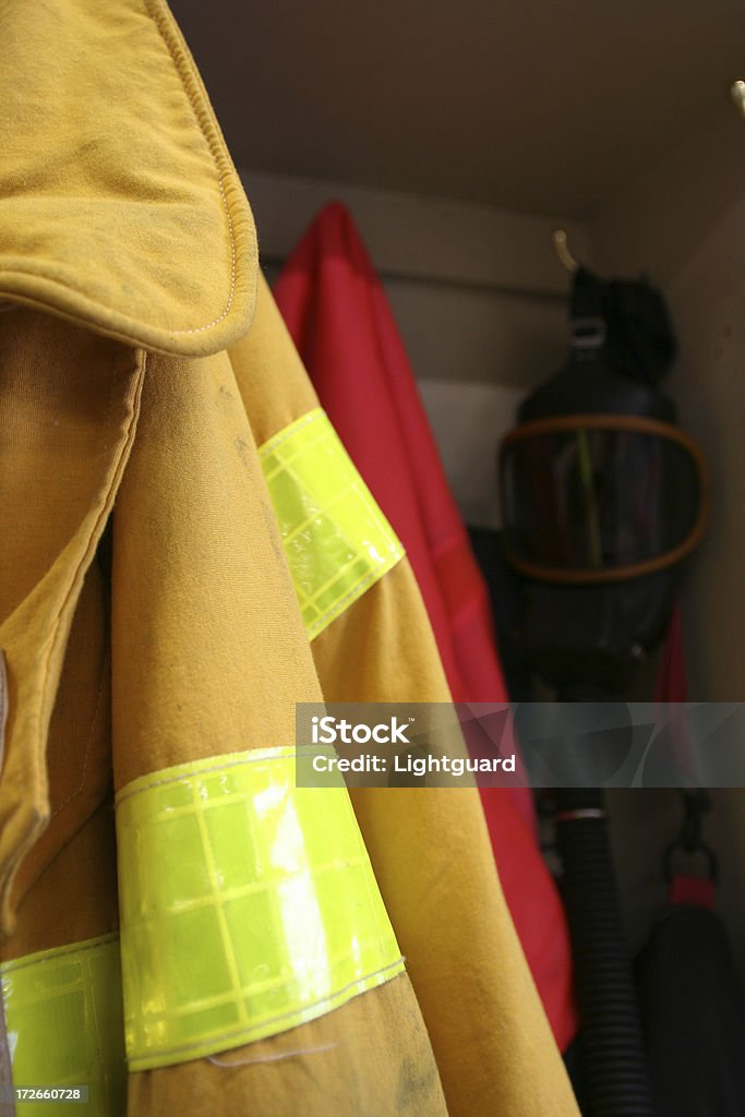 Caserne de pompiers Locker - Photo de Accident et désastre libre de droits