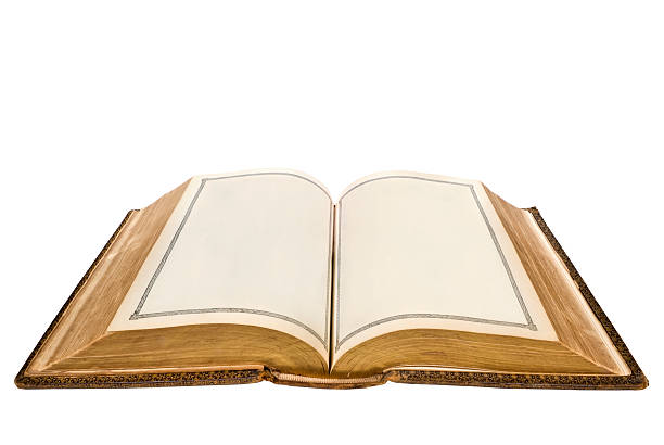 istock Old Book Showing Two Blank Pages Series 172660851