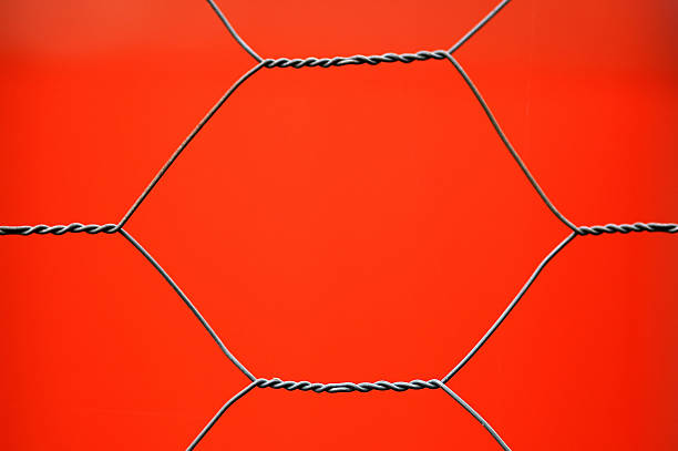 Chicken Wire stock photo