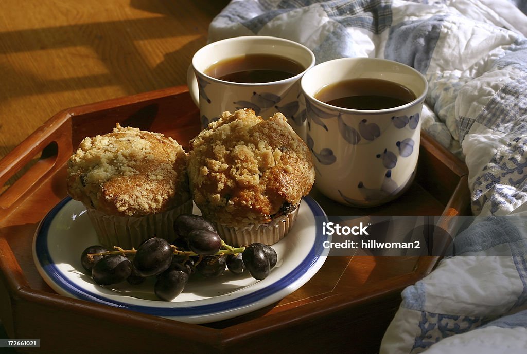 Colcha cena de café-da-manhã - Foto de stock de Antiguidade royalty-free