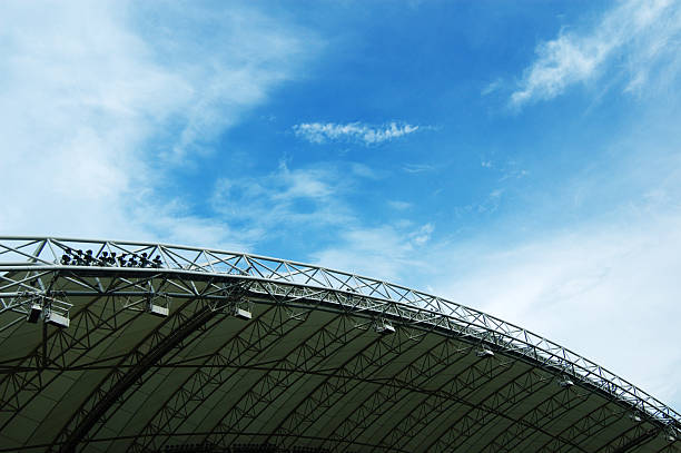 stadium abstract stock photo