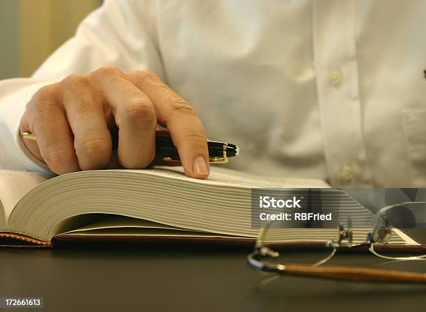 Business Reading Stock Photo - Download Image Now - Law, Book, Learning