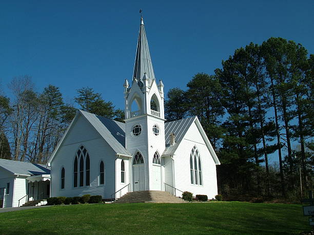 istock Old Country White Church 172661852