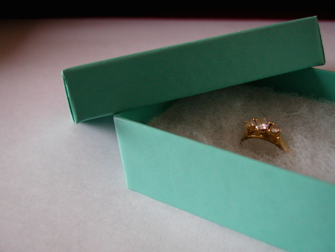 Diamond engagement ring jewelery