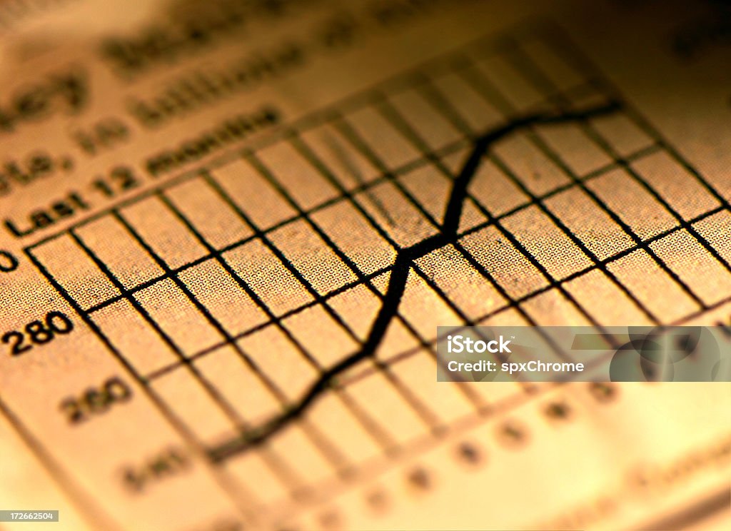Subindo gráfico de ações - Foto de stock de 401k - Palavra inglesa royalty-free
