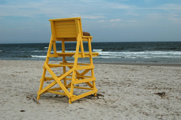 istock Lifeguard's chair at the Beach. 172662785