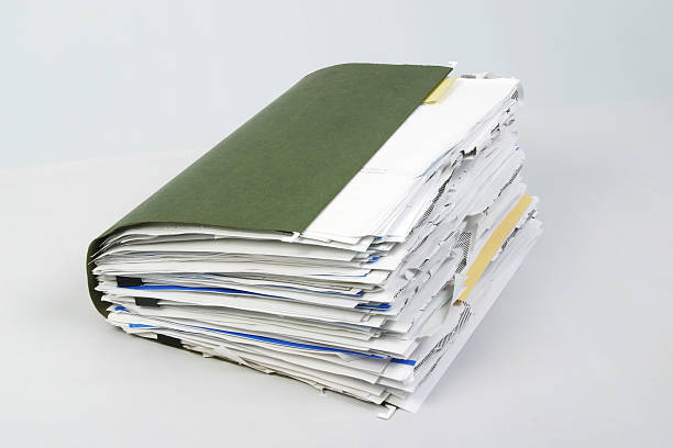 File 2 Stock Photo Download Image Now - Large, Diary, Portfolio - iStock