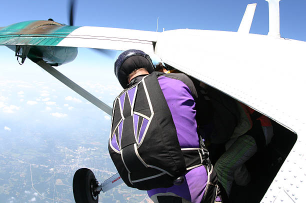istock Jumping out of a perfectly good plane. 172662925