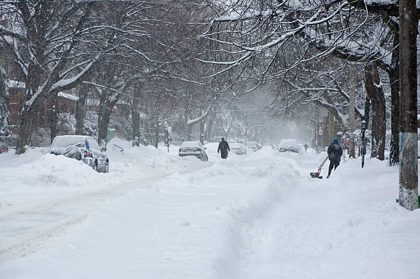 istock Street covered by snow in the winter 172663060
