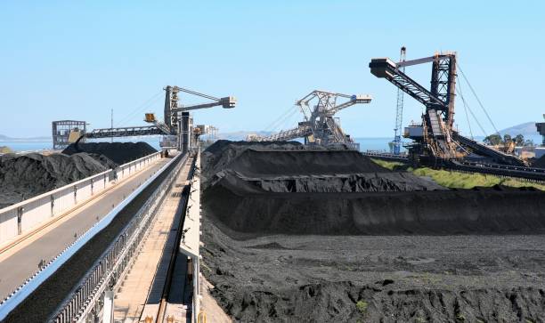 Coal Terminal stock photo