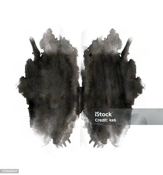 Manchas De Tinta - Arte vetorial de stock e mais imagens de Teste de Rorschach - Teste de Rorschach, Tinta - Instrumento de Escrita, Bolha - Forma