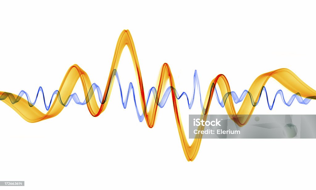 Sub-Атомная волны - Стоковые фото Волновой рисунок роялти-фри
