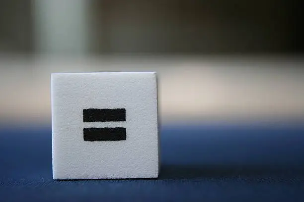 Photo of equal