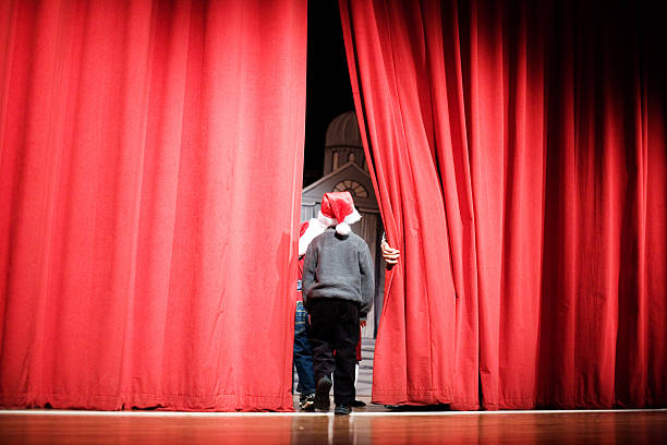 Show Is Over "Theater show is over, curtains are down." mm1 stock pictures, royalty-free photos & images