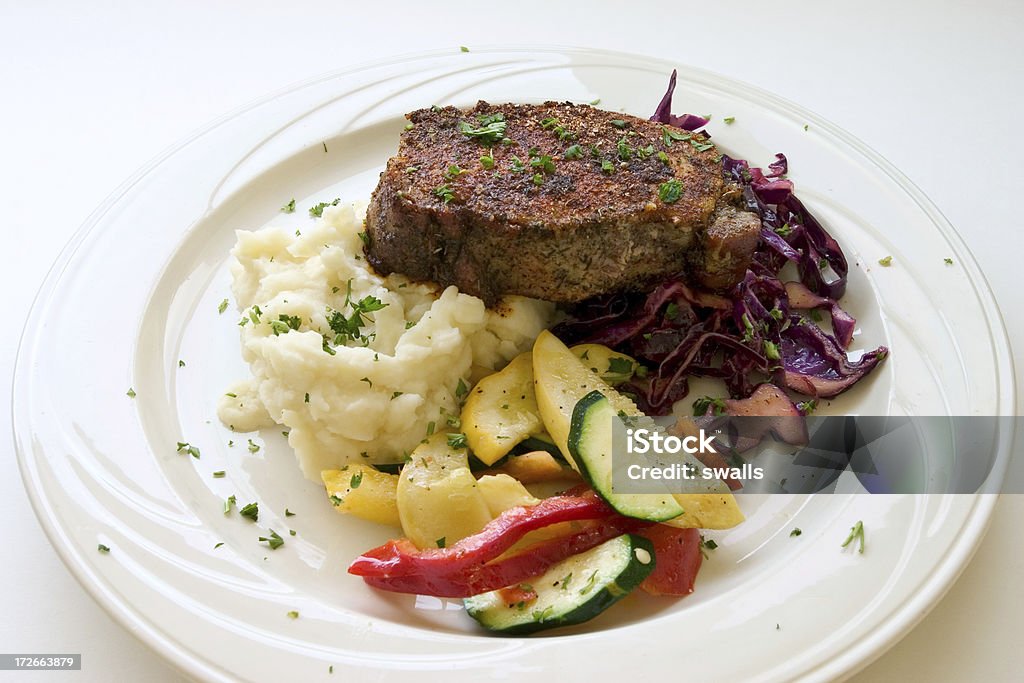 Chuletas de cerdo ahumado - Foto de stock de Alimento libre de derechos