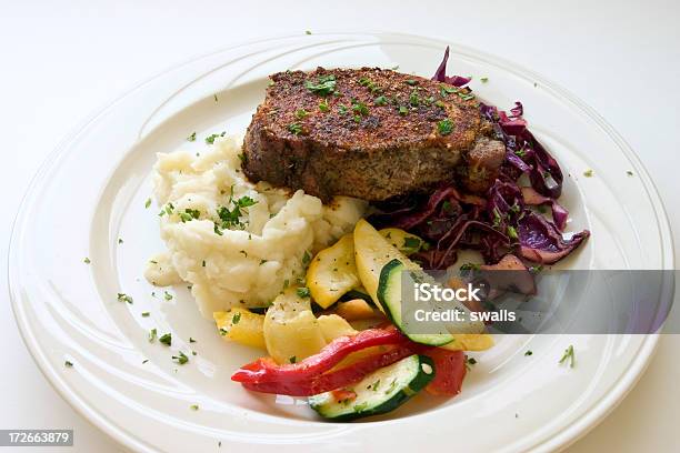 훈제한 포크 찹 감자 요리에 대한 스톡 사진 및 기타 이미지 - 감자 요리, 고기, 돼지고기