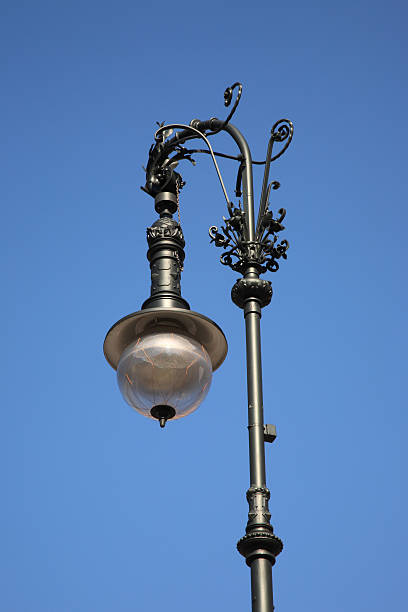 decorative streetlamp (Unter den Linden, Berlin) stock photo
