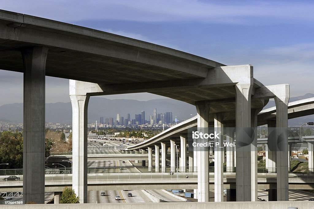 De Los Ángeles y 110 Freeway - Foto de stock de Arco - Característica arquitectónica libre de derechos