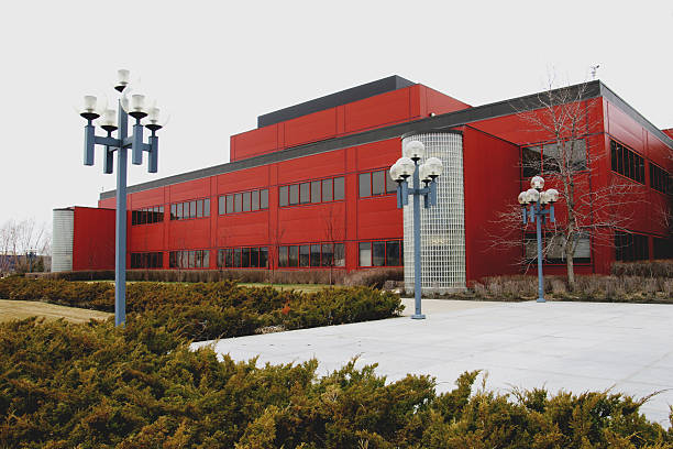 A beautiful view of a research office building