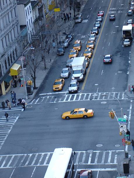 istock Taxi Crossing Busy NYC Intersection 172664994